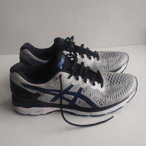 Asics Gel-kayano 23 Dynamic Duomax Mens Size 12 Gray Blue Mesh Lace Up Sneakers